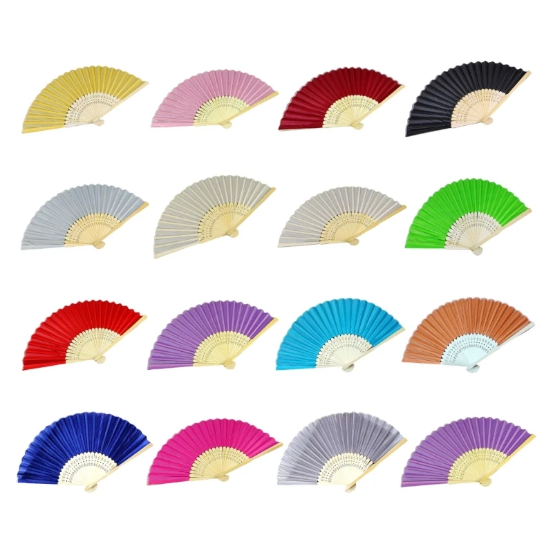 Hand Fan Bride To Be Folding Fan Plain Fan Accessory for Bride Photo Props