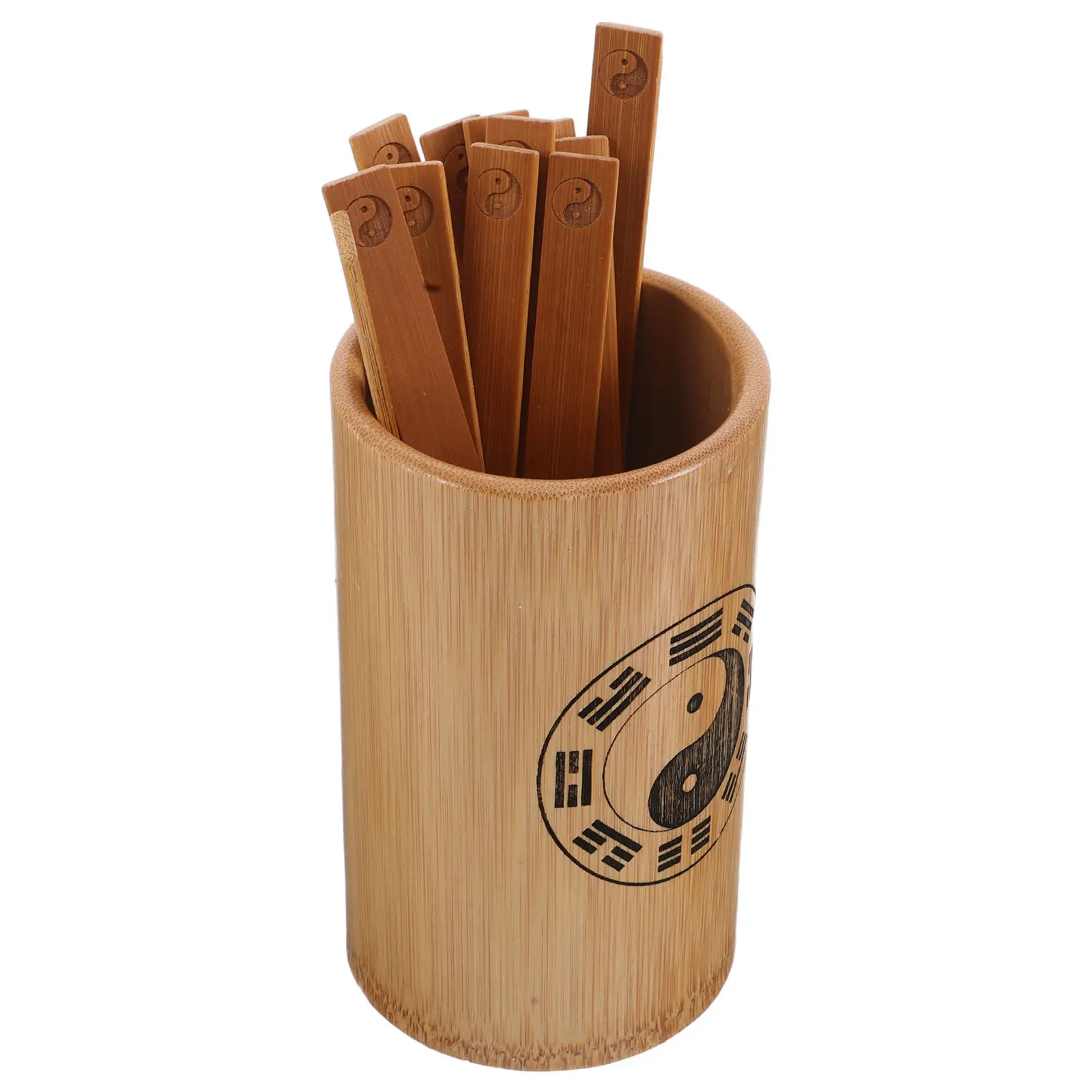 Bamboo I Ching Divination Kit with Fortune Telling Sticks for Feng Shui Harmony and Accurate Predictions
