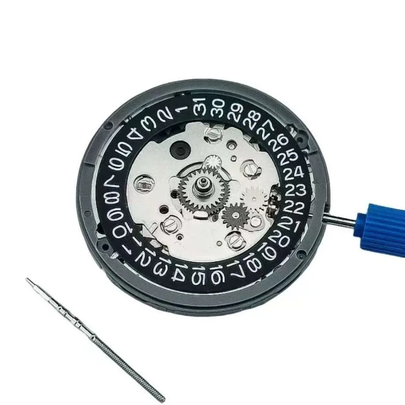 Automatic Mechanical Watch Movement GMT Four Hands Black Date Wheel Imported Watch Movement for Watch Mod Repair Wholesale