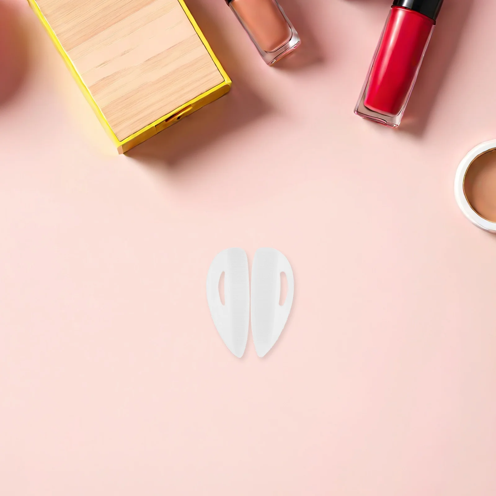 

40Pcs Eyelash Isolation Pads Flexible Silicone Lash Positioning Stickers for Eyelash Curling Extension Training Shield Pads