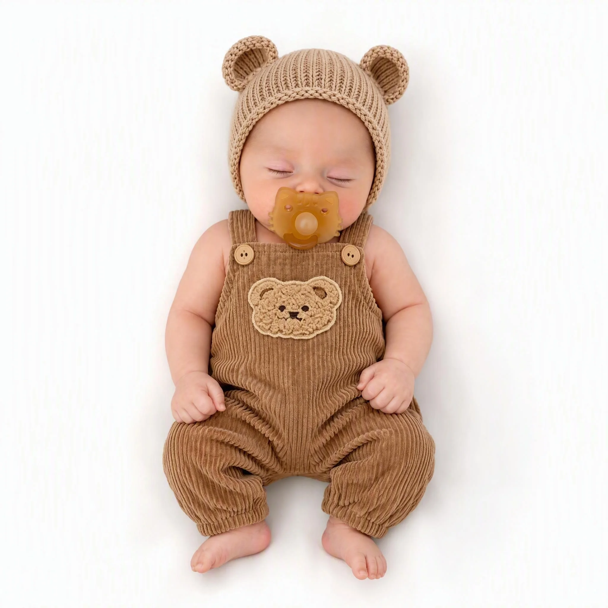 NPK 12inch Premium Quality Super Soft Platinum Solid Silicone Doll  Reborn Baby Christopher Mouth Can Open Random Pacifier