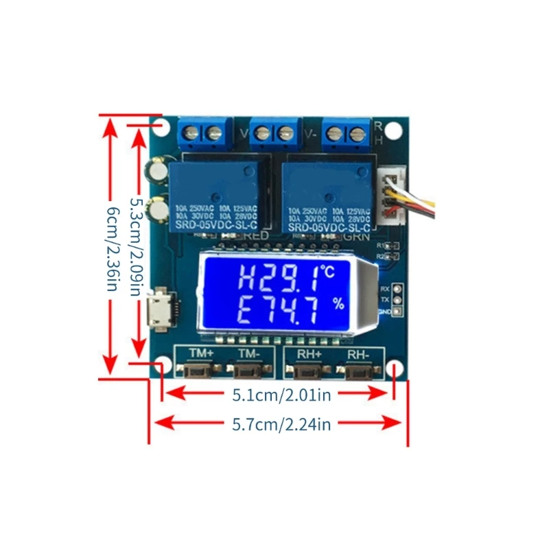 Modulo controllo Precisioni della temperatura Modulo Controllo Scheda doppia output 601A