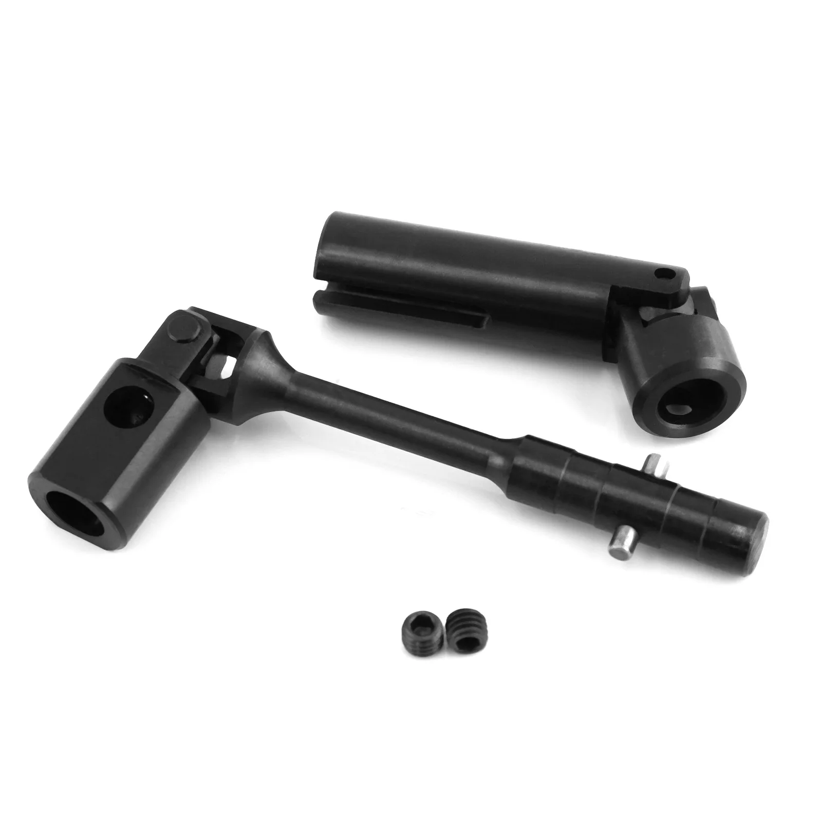 Metalowy przedni i tylny środkowy wał napędowy CVD Driveshaft MA357 MA358 dla 1/8 KYOSHO USA-1 Foxx RC Monster Truck części zamienne