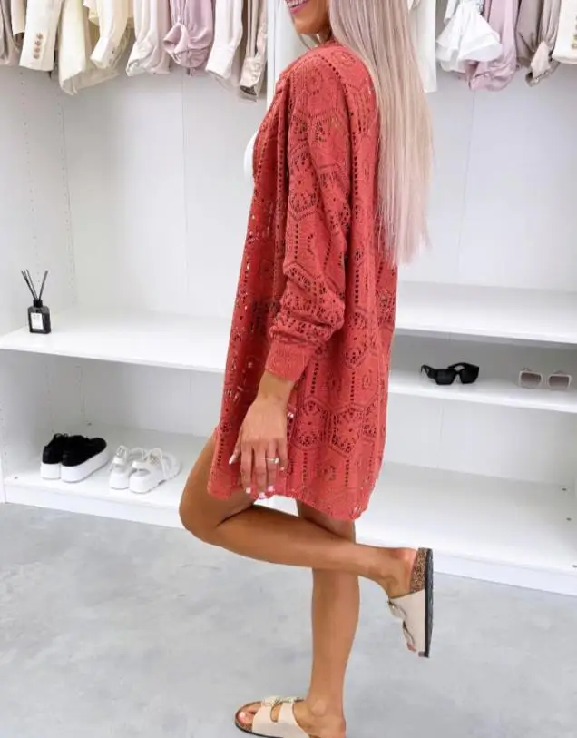 

Очаровательная кружевная рубашка с длинным рукавом 2025 + повседневные шорты с эластичной резинкой на талии и карманами — идеально подходит для моды — вперед!