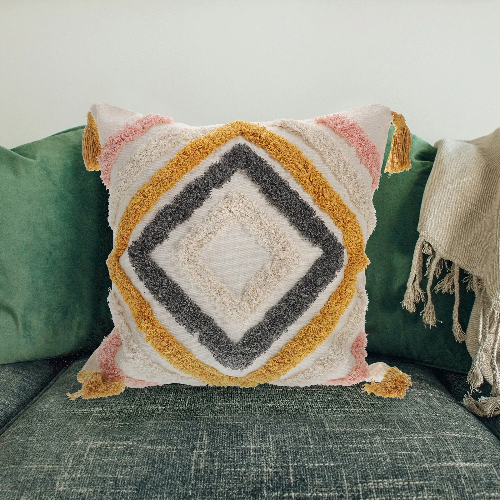 

Pillow Cover Simple Style Washable Soft Cushion Cover For Sofa Decorative Throw Pillow Cases Home Decor Replacement Sofa