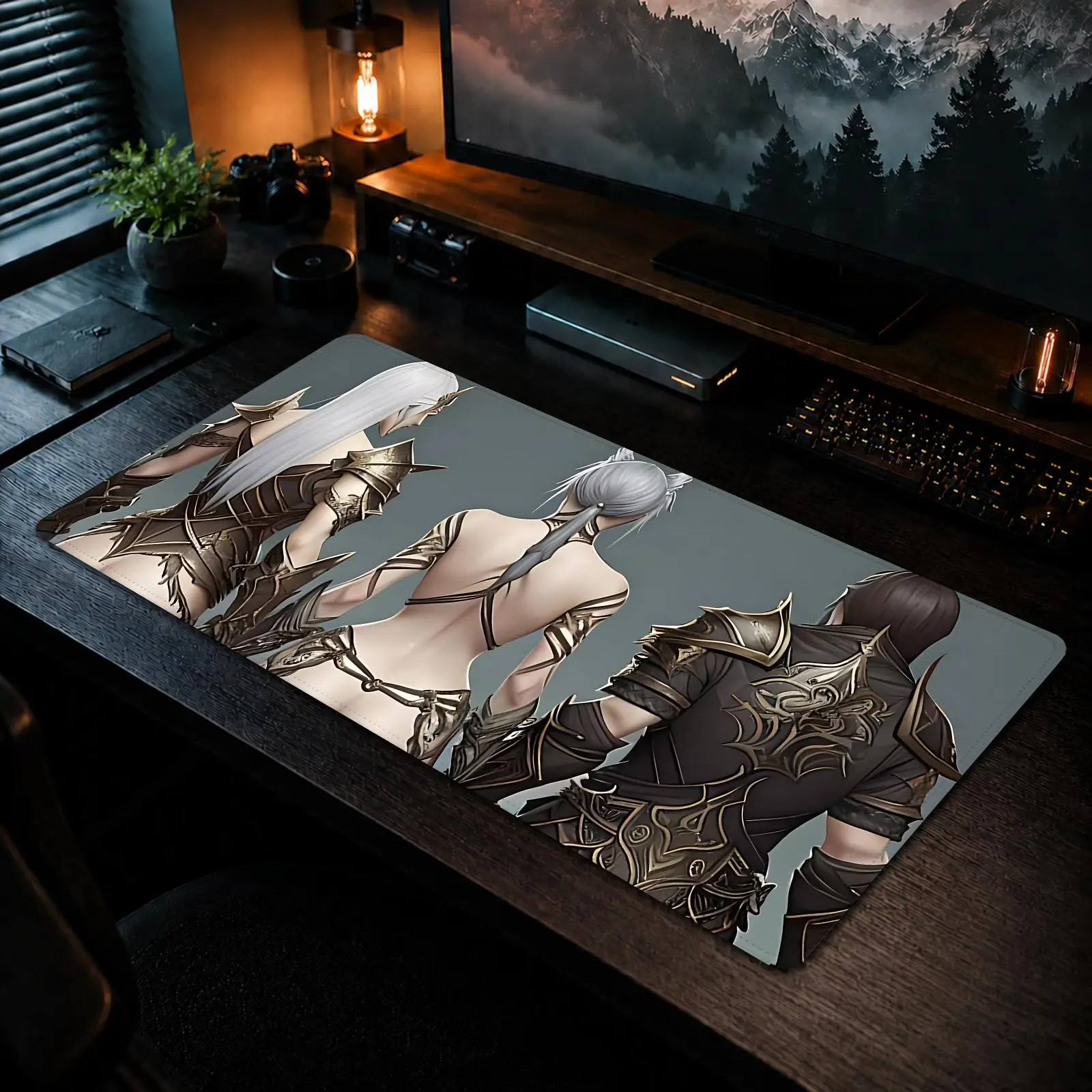 Lineage 2 Mouse Pad Gaming office Non-slip Desk Mat Diy Mousepad Large Game Keyboard overlock