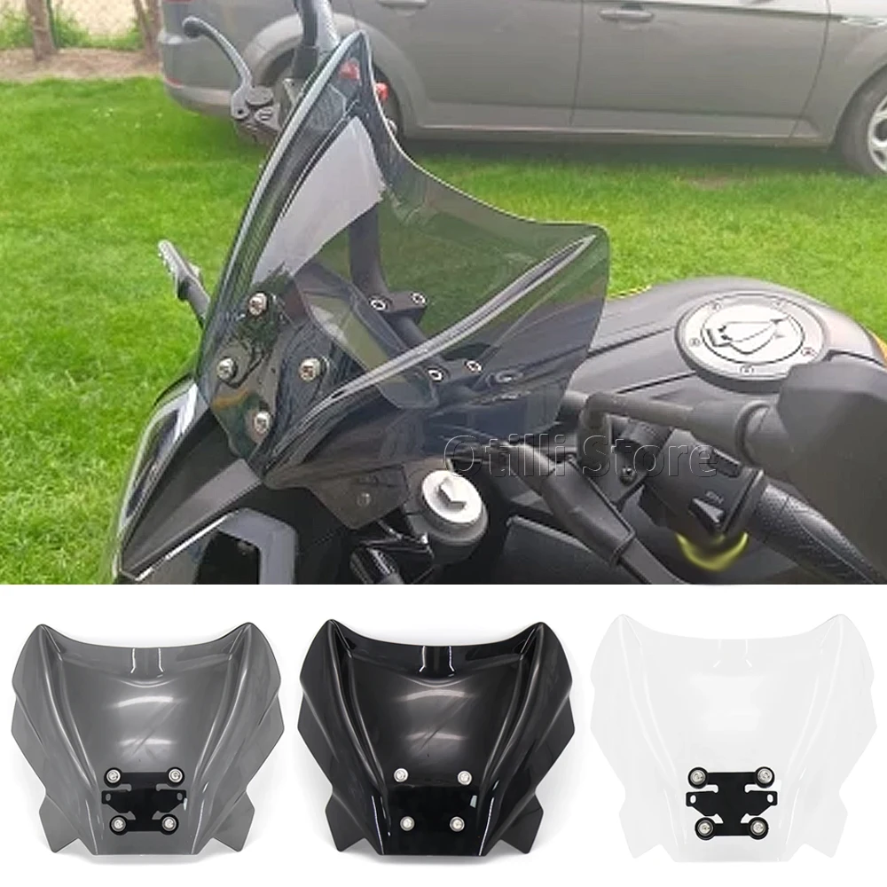 

New Motorcycle Accessories RKF 125 Windshield Windscreen For KEEWAY RKF125 rkf125 Wind Deflector 2018 2019 2020 2021 2022