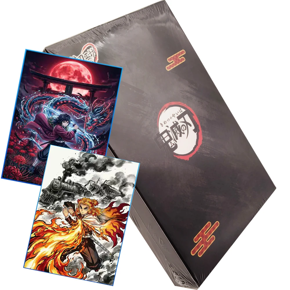 

Demon Slayer Collection Card Fantasy Adventure Anime Creative Periphery Exquisite Craftsmanship Color Paper Cards Surprise Gift