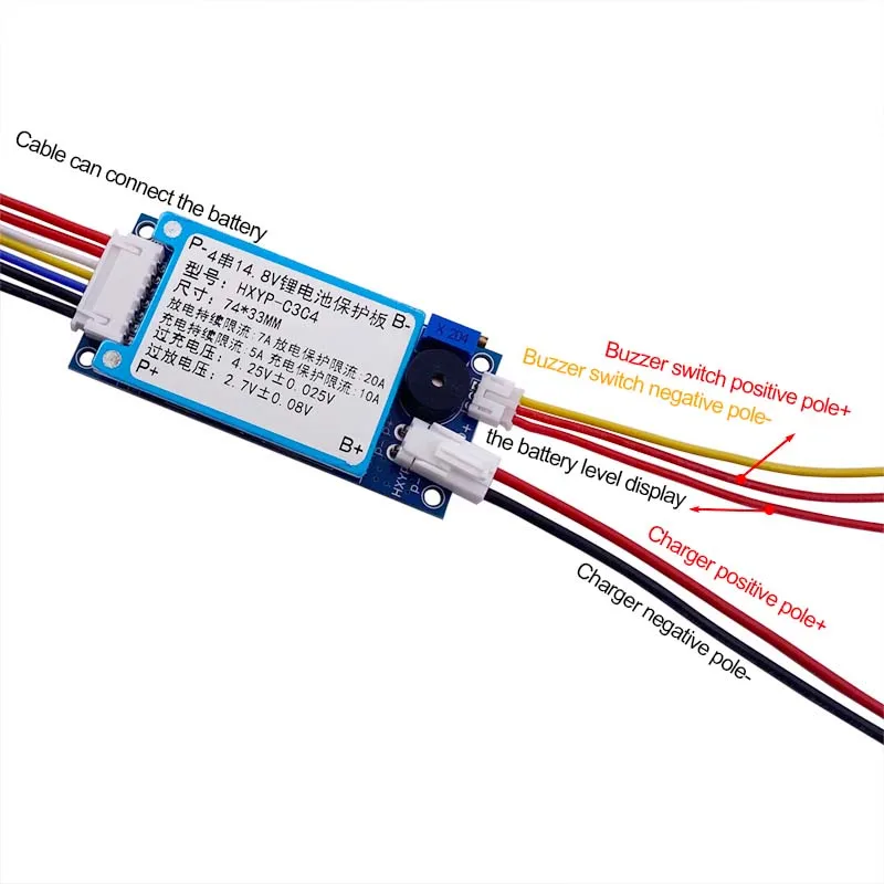 Heltec 3S 4S 7A 12V 16V płyta ochronna 3.7V 18650 bateria litowa z regulacją temperatury