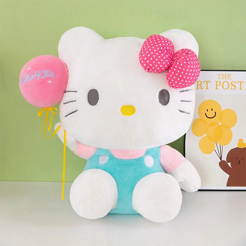 

Kawaii Sanrio Plush Balloon HelloKitty Stuffed Animal Large Cute Kitten Doll for Kids Filled Toy Birthday Gift for Girls