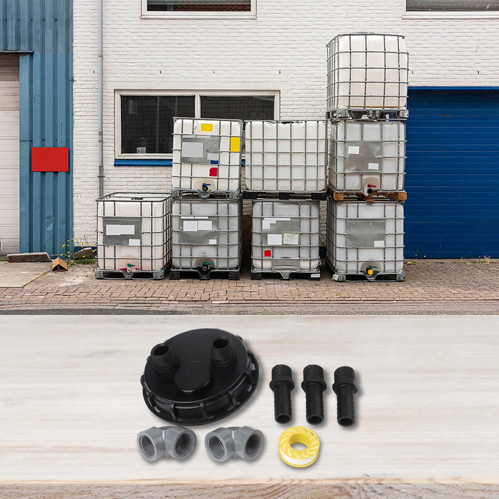 

Обслуживание резервуара Крышка IBC 163 мм Детали резервуара IBC Эффективное уплотнение Многофункциональное промышленное использование для аквариумов