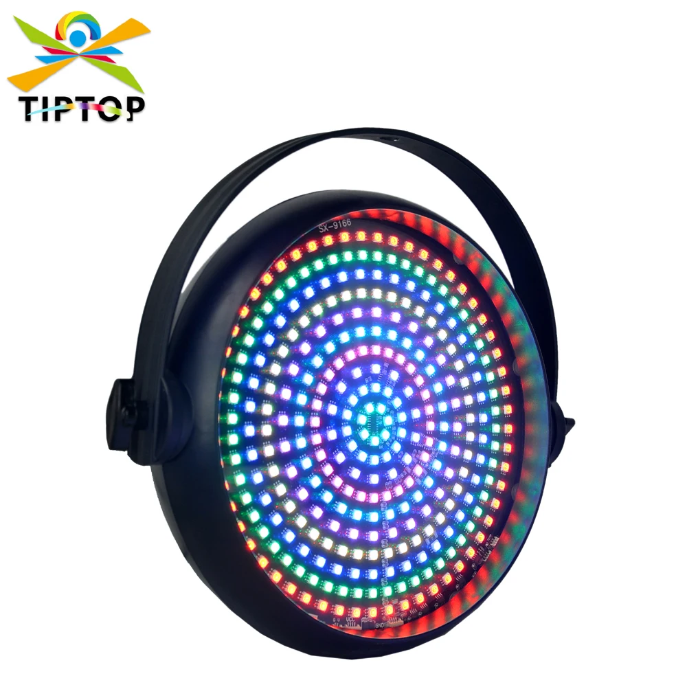 

Freeshipping 80W RGB Color Led Strobe Par Light DMX Control 3/8/30 Channels Colorful Pixel Control Flash Strobe Par Cans CE ROHS