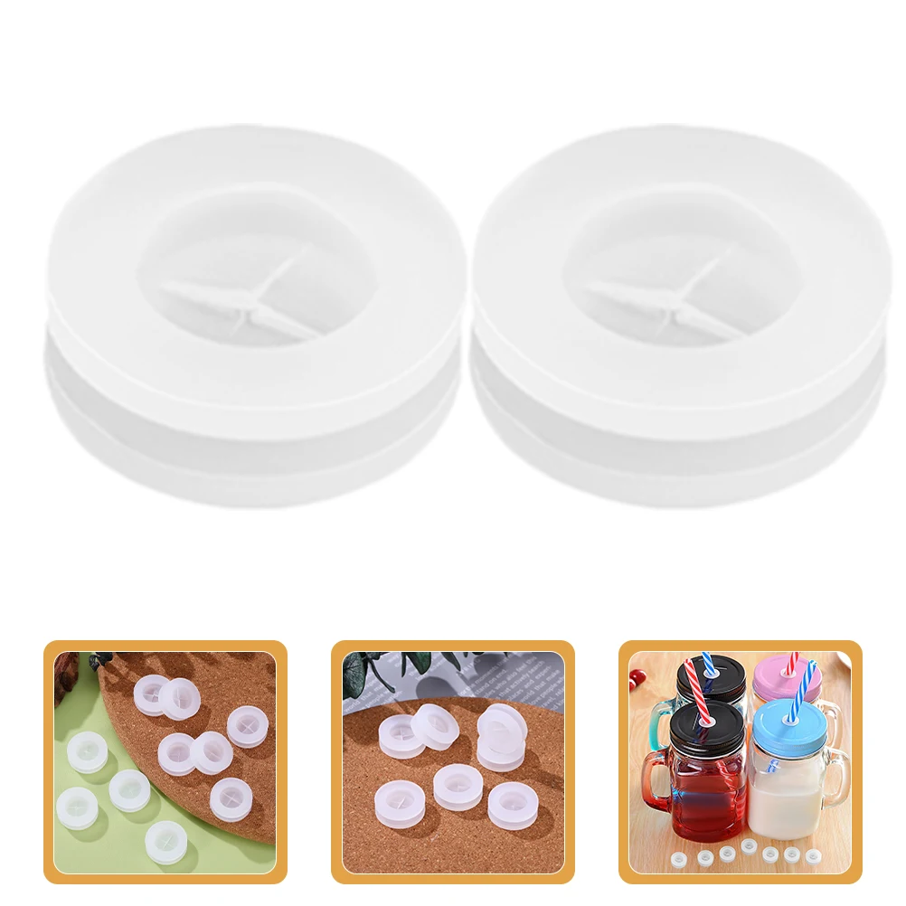 

30Pcs Silicone Straw Hole Grommet Plug for Can Lid Secure Fit Spill Proof Travel Outdoor Use Straw Fixing Seal Cover