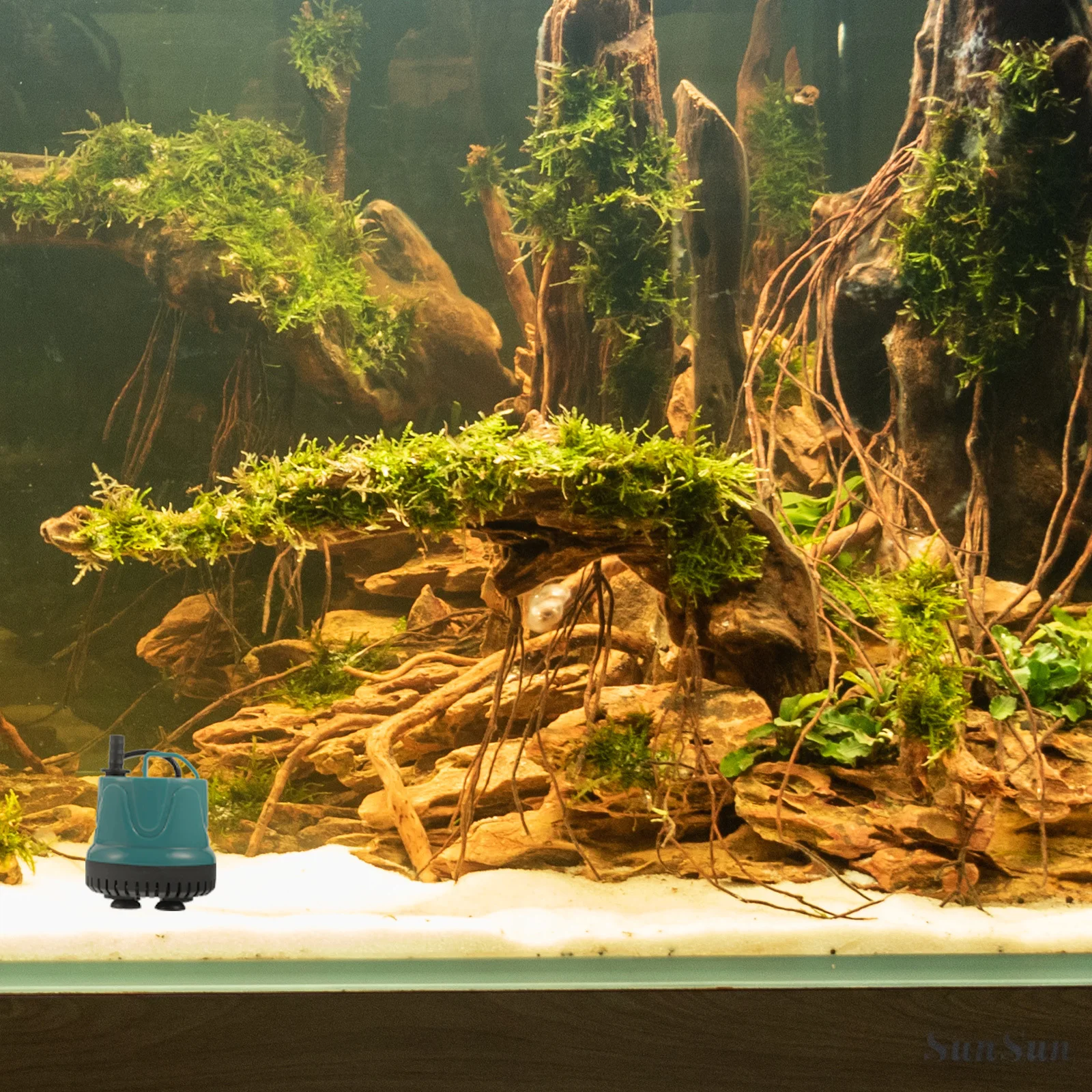 

1Pcs Fish Tank Water Pump with Suction Cups Strong Vibration Reduction for Aquarium Pond Fountain Hydroponics Cleaning System