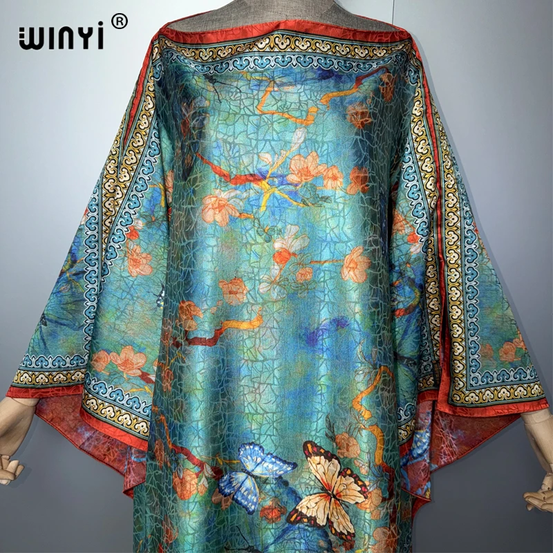 فستان كافتان طويل من WINYI بتصميم بوهيمي أنيق للنساء، مناسب للحفلات المسائية، عباءة إسلامية فاخرة بأسلوب دبي 16