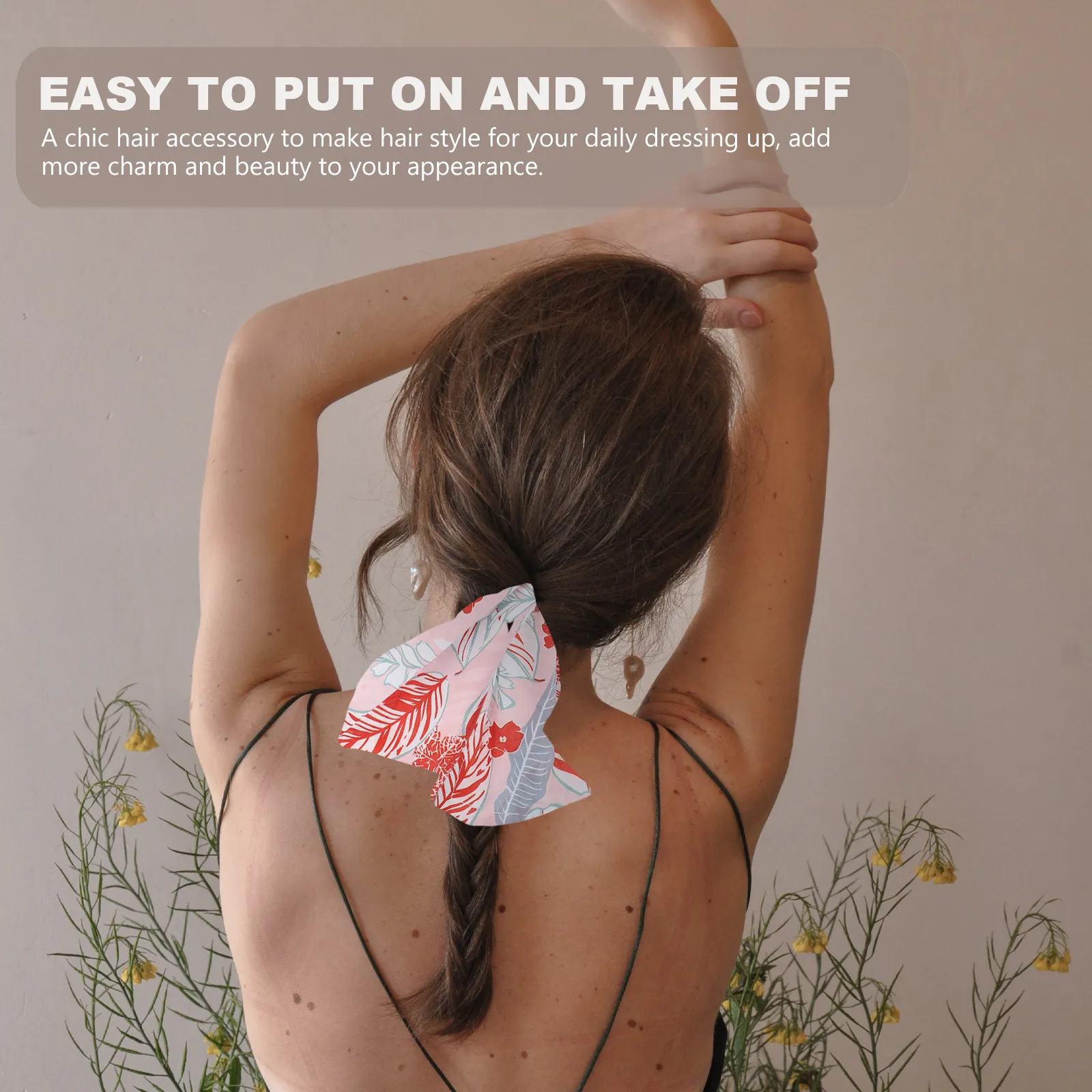 

6Pcs Bun Maker for Hair Elastic Stretchy Hair Wrap Twist Styling Tool Chic Versatile Headband Accessory Women Daily Fashion