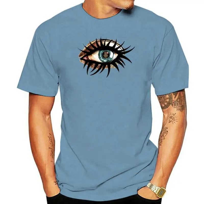 T-SHIRT Clockwork Orange EyeMen's & Women's Tees in  (LazyCarrot) eyeball makeup stanley kubrick film classic horror movie