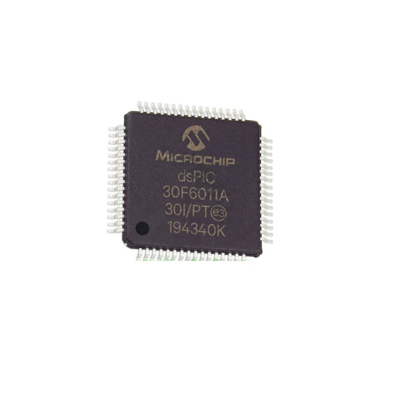 1/5/10/30/50/100Pcs New Original Dspic30F6011A-30I/PT Surface Mount 64TQFP 30MIPS 16 Bit Digital Signal Controller MCU