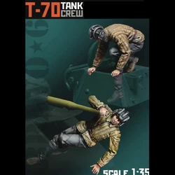 1/35 Reçine Şekil Boyasız Model Kit, İkinci Dünya Savaşı Rus Askeri, demonte ve boyasız GK,