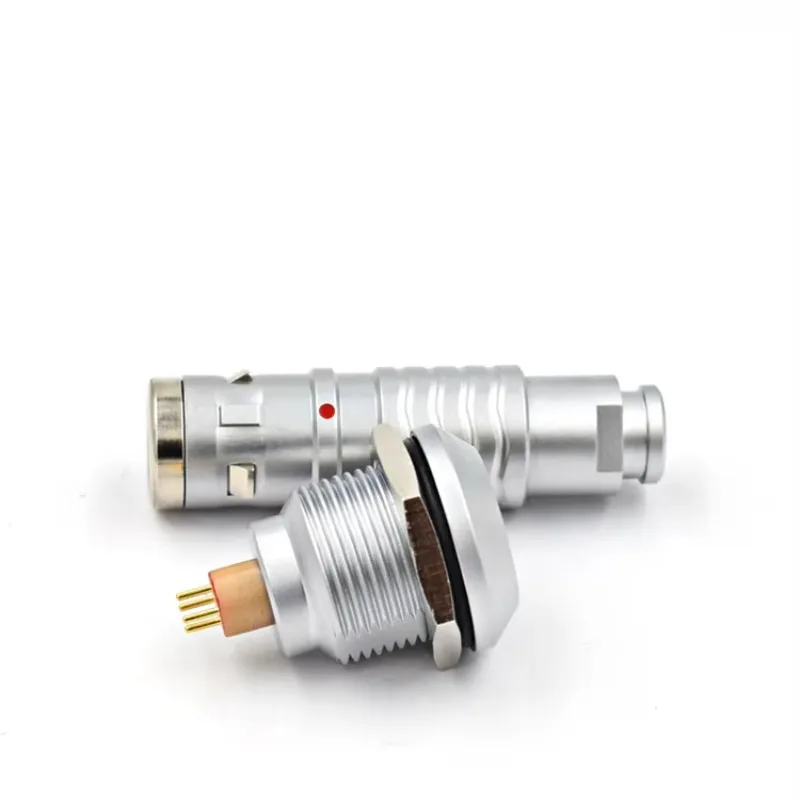 Metal Waterproof 1K Aviation Head Plug Socket FGG PCB Circuit Connector for Stable Transmission of Medical Equipment Signals