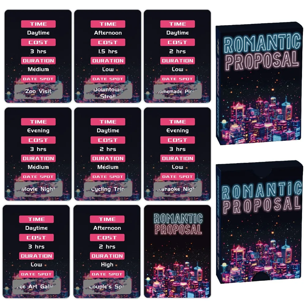 

New 46 Couple Interaction Cards Date Ideas Scratch Cards Full English Amazon Cross Border Romantic Fun Lively Sweet Charming