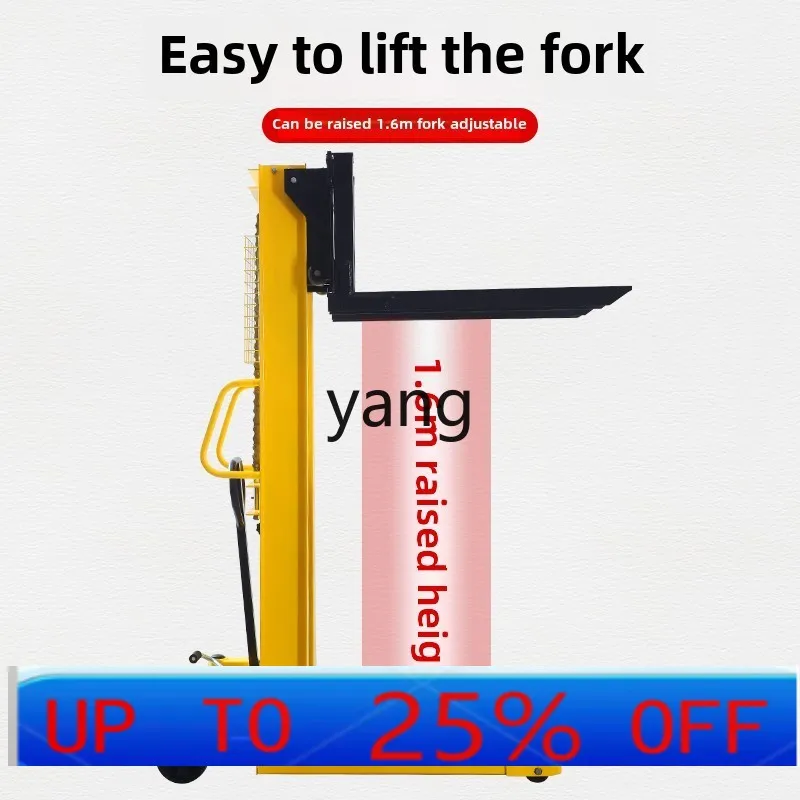 LMM  manual hydraulic lifting truck lifting stack height loading and unloading forklift