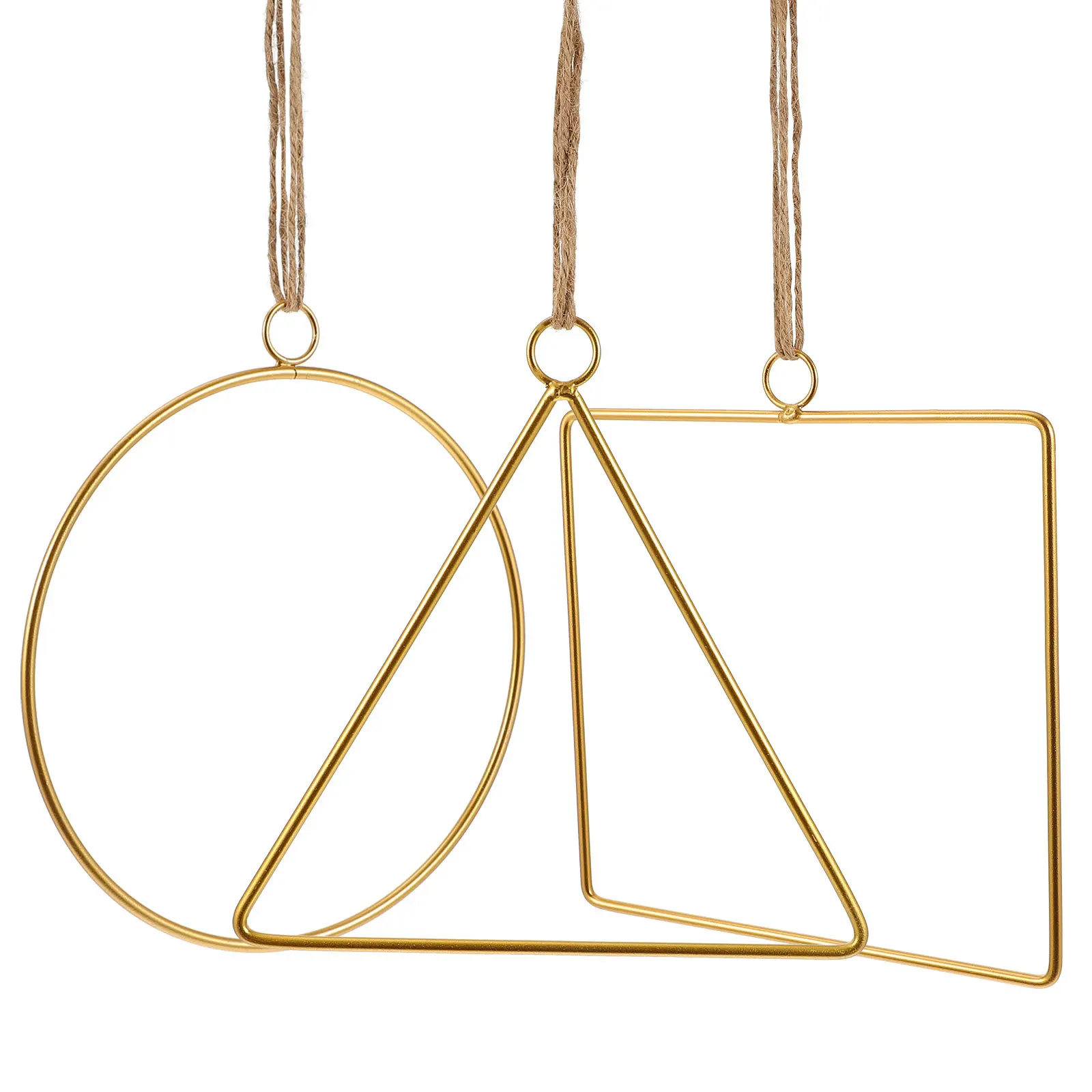 

3 Sets Wreaths for Front Door Hanging Hoops Flowers Decoration Garland Frame Hanger Crafts Making