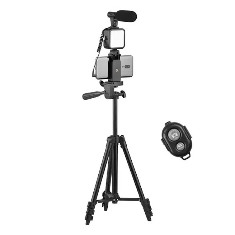 Photography Equipment Capacitive Podcast USB Microphone Kit Selfie Light Video Blog Kit Tripod Microphone
