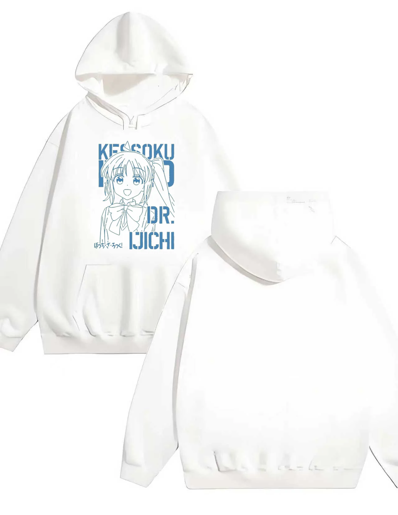 

2025 Новая модная толстовка с принтом в стиле аниме для девочек Keisoku Dr Ijichi, тяжелая вес 330 г, повседневная унисекс