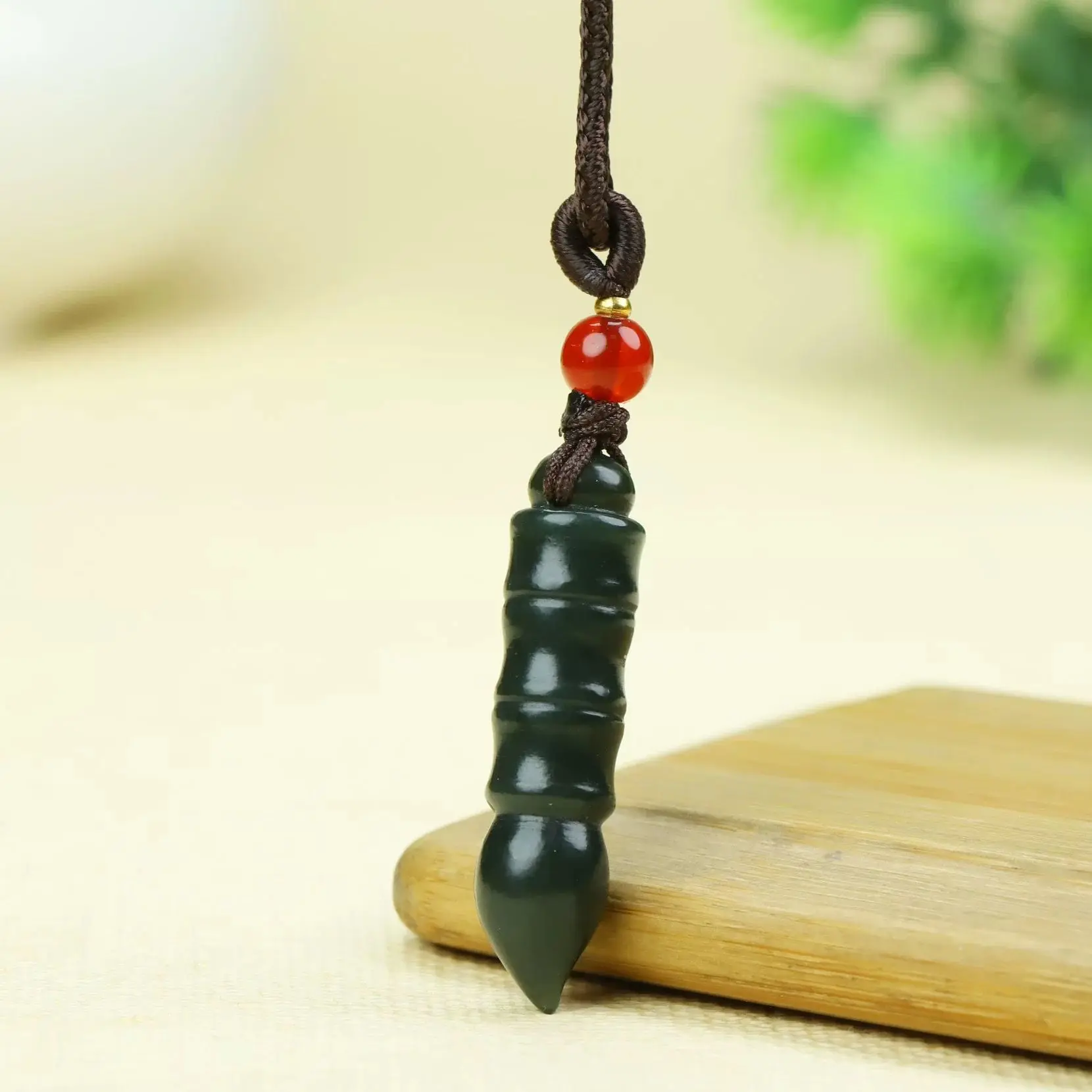 

Hetian Jade Sapphire Pendant Pendant for Men and Women