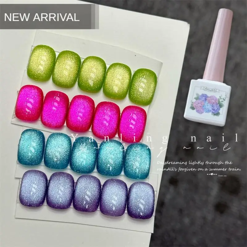 No Bubbles Phototherapy Glue Delicate Crystal Nail Oil Gel Natural Liangze Cat's Eye Gel Apply Evenly Bright Nail Glue