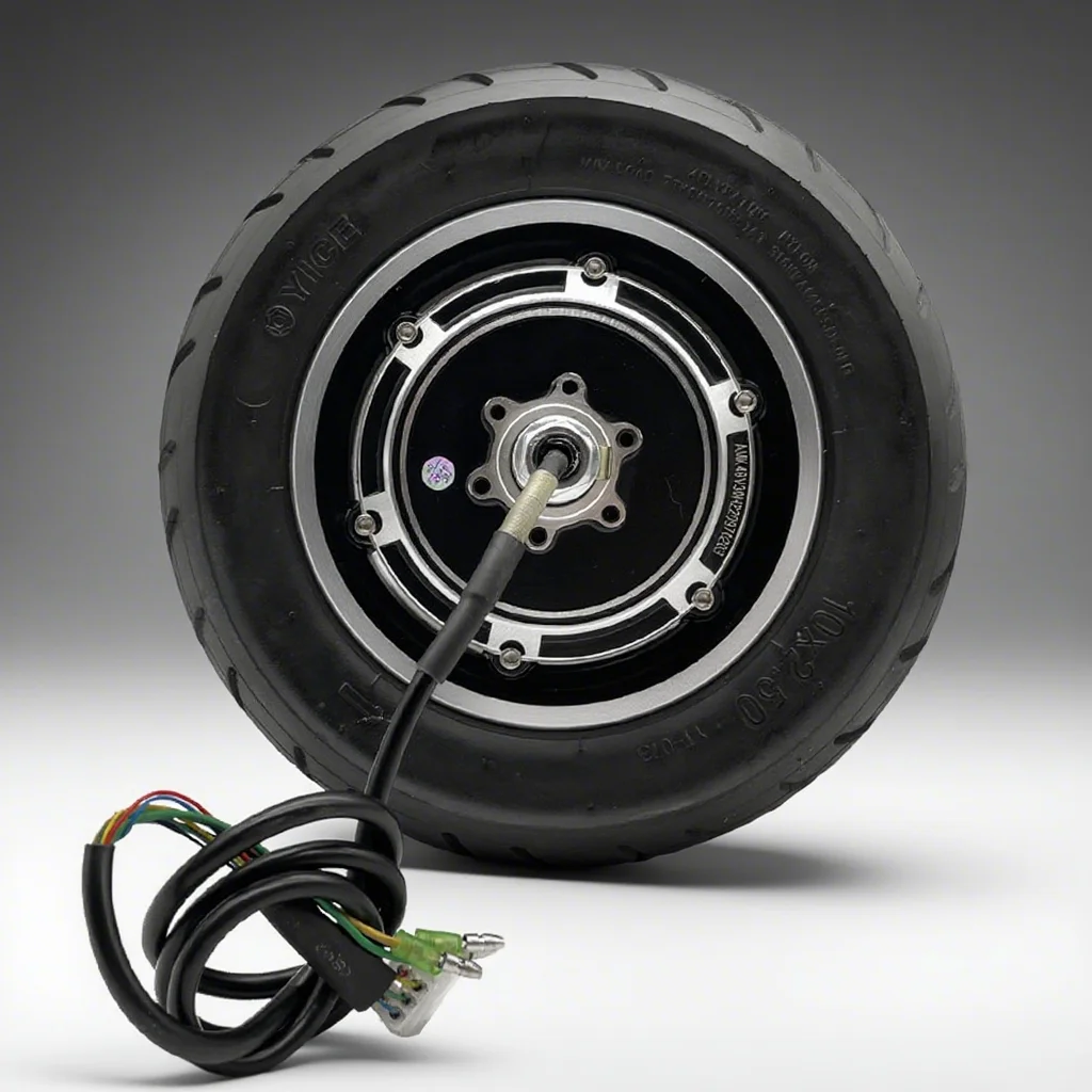 

Высокоскоростной мотор для электросамоката 36В 48В 350Вт, мотор-колесо для заднего колеса самоката, усиленная шина, мотор для скейтборда