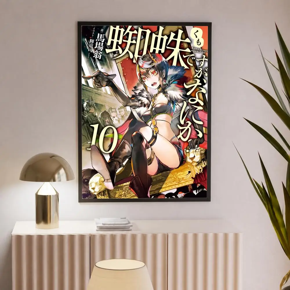 Anime S-So I'm a Spider, So What? Poster Reteo Wall Art Aesthetic Room Decor Print Living Room