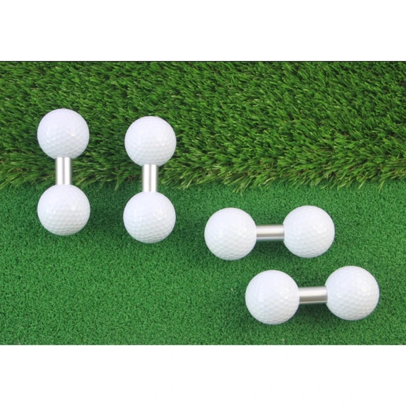 Golf-Trainingsball, Golf-Übungs-Doppelball mit Schlauch, Balance-Putting-Trainer, Golf-Übungswerkzeug, Trainingshilfen