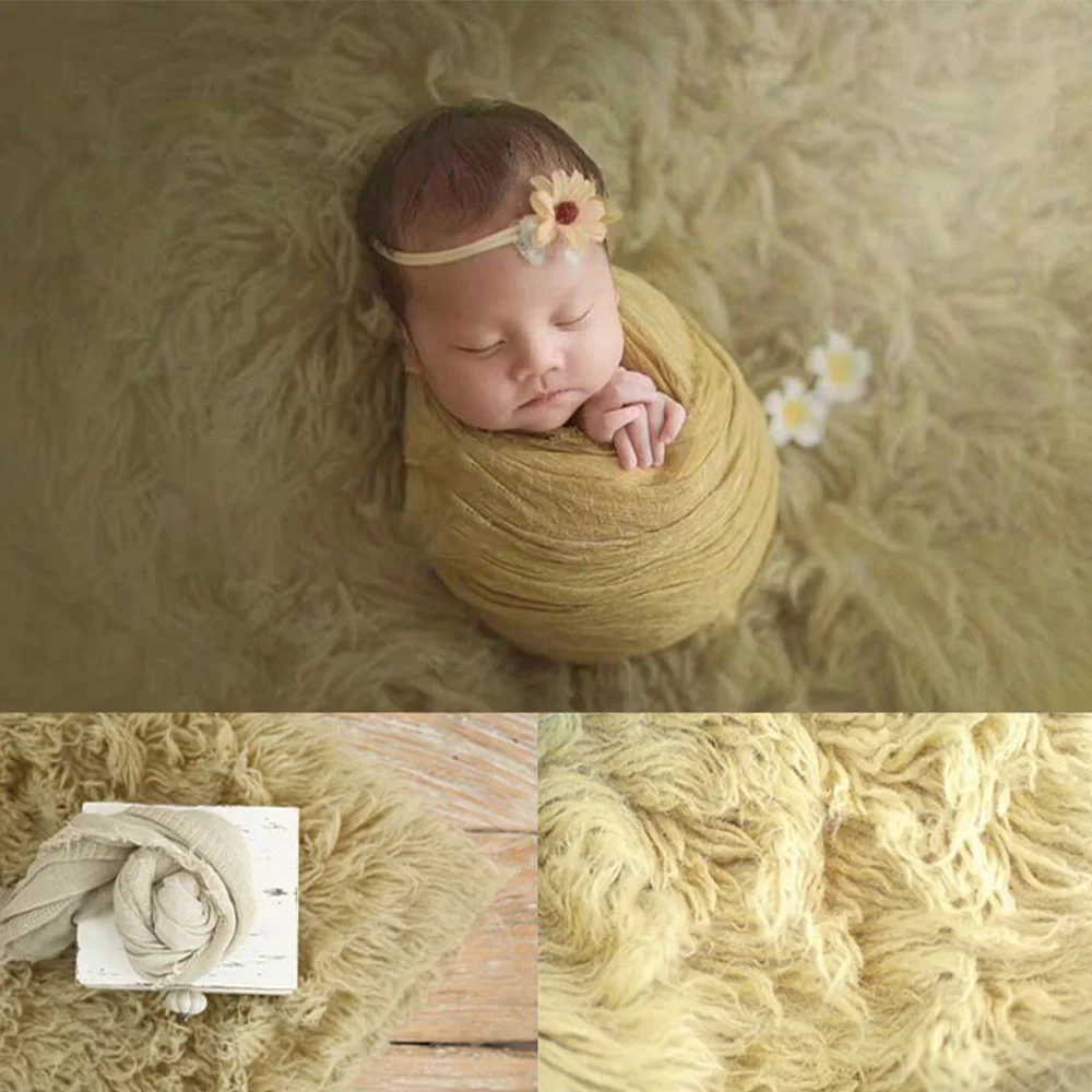 150x90cm selimut wol fotografi baru lahir selimut wol Yunani latar belakang boneka alat peraga Studio bayi membungkus alat peraga menembak Aksesori