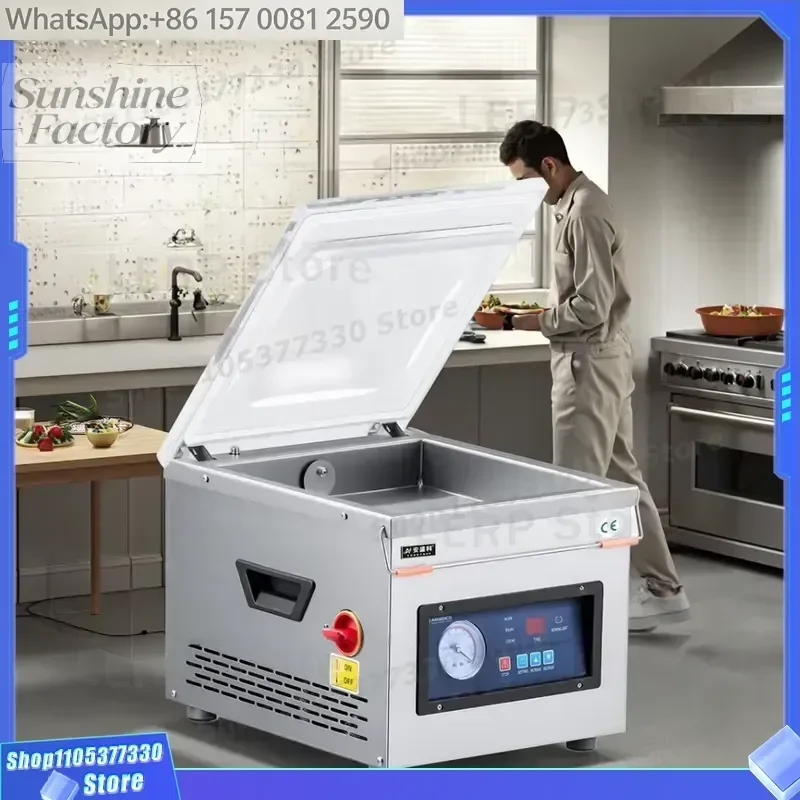 Desktop Small Household Electric Automatic Vacuum Sealer for Home Food Sealing High Quality Mini Machine Easy to Operate
