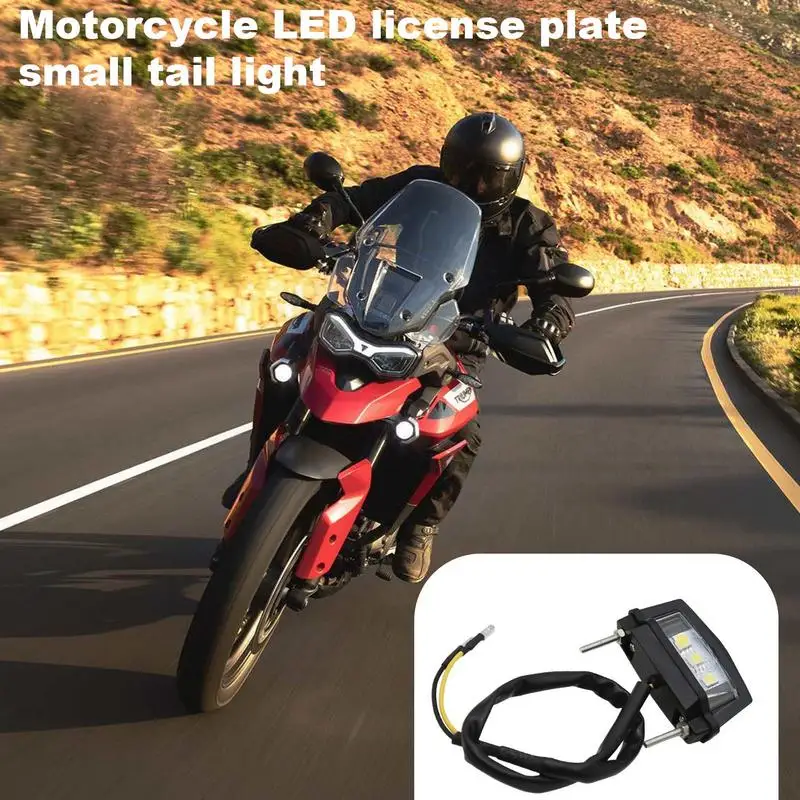 Petit feu arrière de plaque de planificateur pour la conduite de nuit, feu arrière pour moto Hurbike, feux pour les voyages brumeux