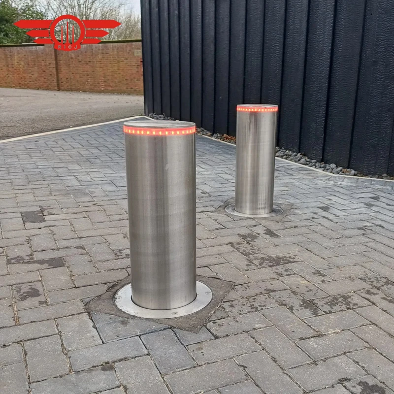 Driveway Parking Bollard Security Post No Drainage System Automatic Bollards For Security