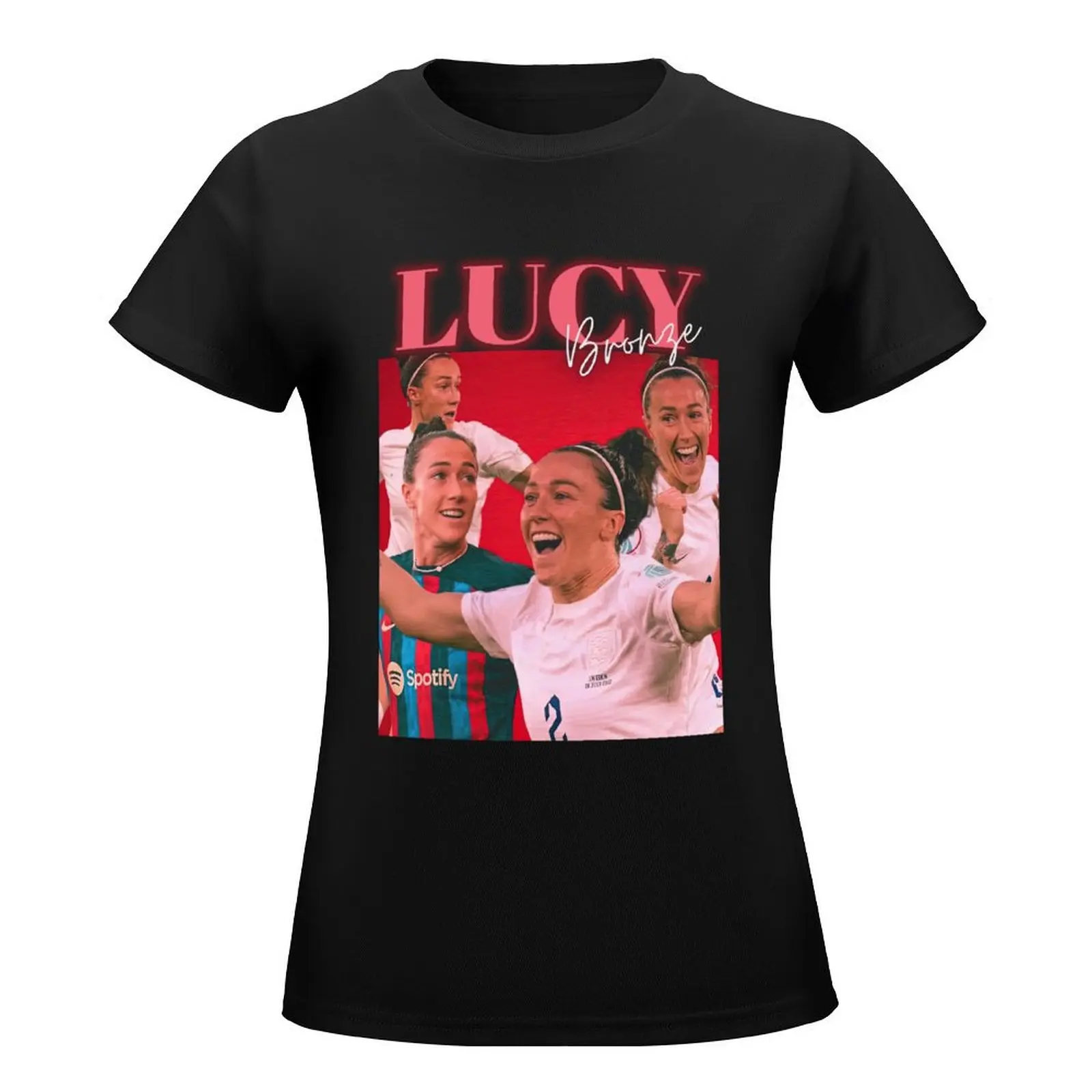 Lucy Bronze Lioness Graphic T-Shirt funnys Blouse lady clothes female t shirts for Women graphic