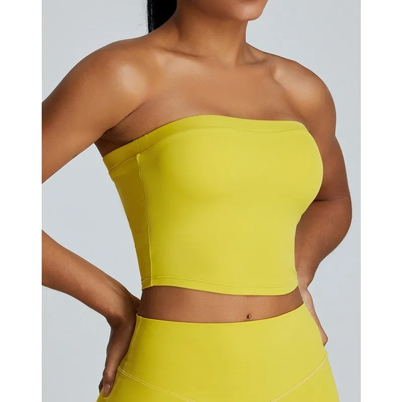 

New Fashion Casual Sports Wrap Women Yoga Bra Slim Fitness Bustier Sports Underwear Yoga Clothing Tops