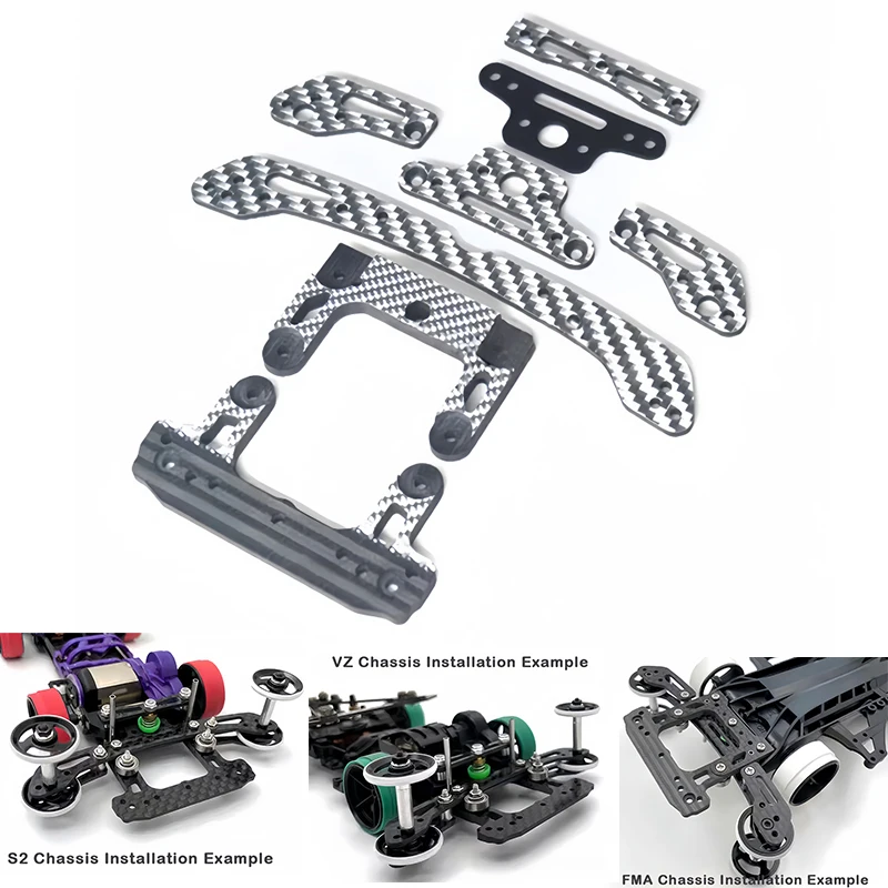 

Комплект для самостоятельной сборки заднего бампера Tiangong из углеродного волокна для модификации полноприводных автомобилей, совместимый с моделями MS L/VZ/FMA