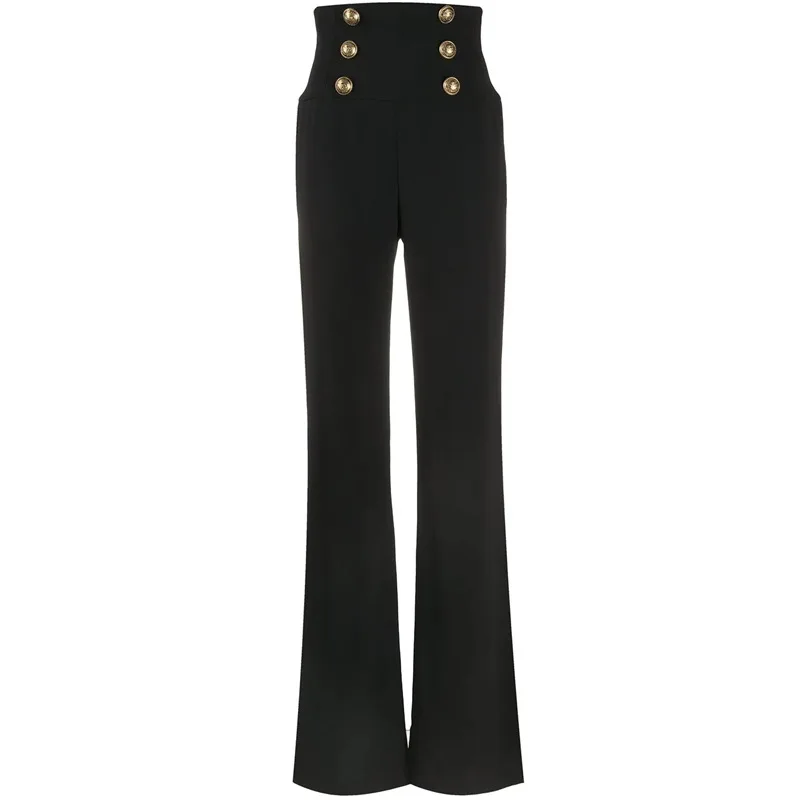 

Брюки с высокой талией и широкими штанинами, золотисто-синие, повседневные, длинные, с высокой посадкой, для весны, лета, осени, белого цвета