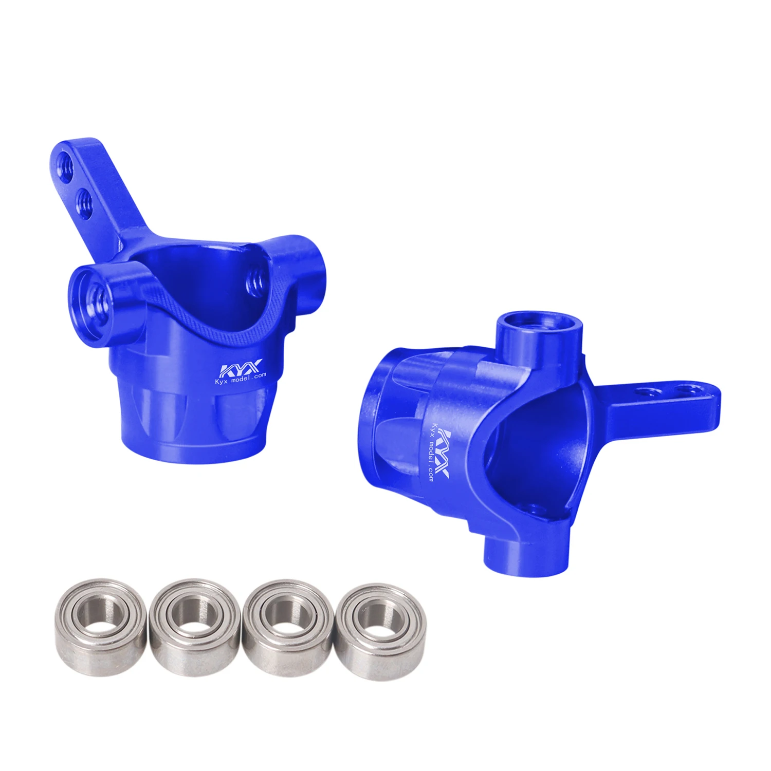 KYX سباق الألومنيوم مفاصل التوجيه الأمامي ترقيات أجزاء الملحقات ل 1/10 RC سيارة Tamiya Hotshot II The Bigwig #6