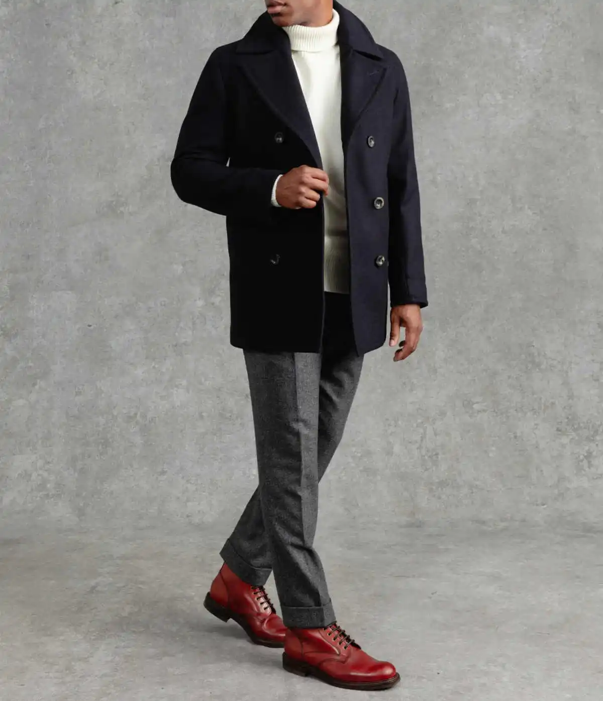 Manteau décontracté personnalisé pour hommes, pardessus de gentleman, vêtements d'extérieur à double boutonnage, veste de rue vintage, blazer de mariage, adt