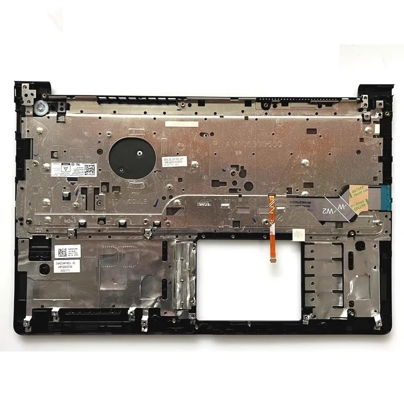 ใหม่สำหรับ Dell Vostro 15 5000 5568 V5568ที่พักแขนคีย์บอร์ดเราฝาครอบด้านบนเปลือกด้านล่าง0HJP49 HJP49ไฟแบคไลท์