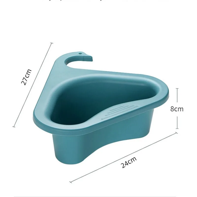 Kitchen Sink Drainage Basket Swan Drainage Rack Suspended Faucet Tripod Trash Filter Fruit & Vegetable Sink Filter Rack