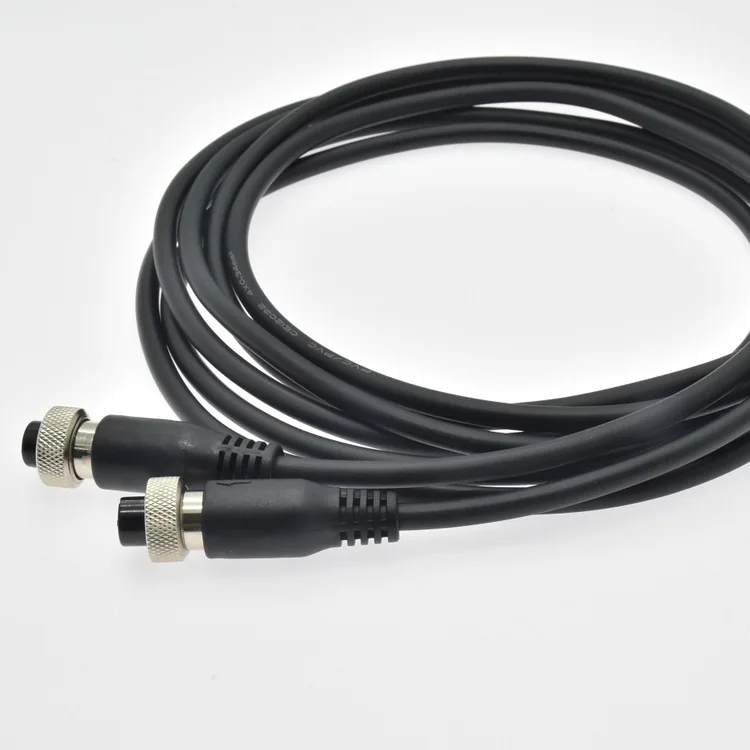 5pcs Injection molding of connectors processed into wires using GX12-5P