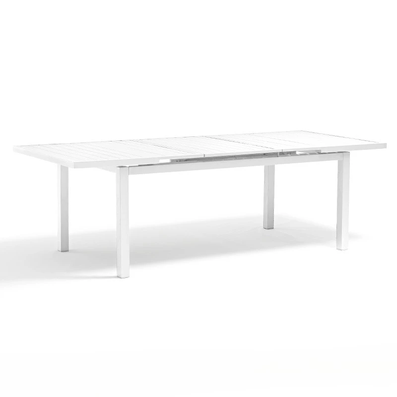 

Garden tables and chairs Nordic leisure furniture Outdoor metal tables and chairs Garden aluminum alloy 1.8 meters Dew table