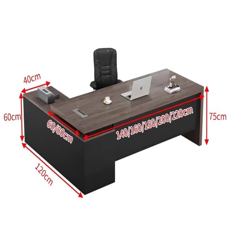 مكتب مكتب خارجي تجاري الحد الأدنى الصناعية الرخيصة مكتب مكتب فاخر محطة داخلية ميسا Escritorio الأثاث الحديث #6