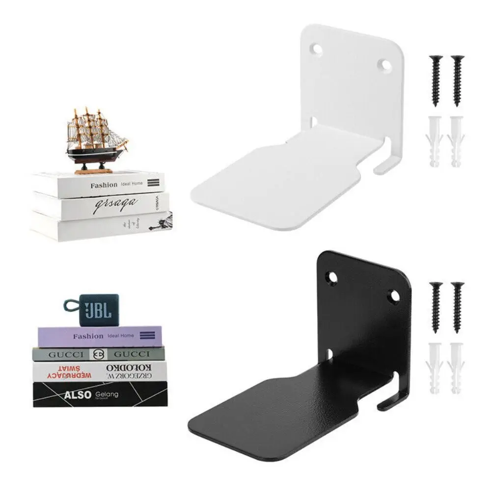 Stainless Steel Invisible Bookshelves Floating Bookshelf Wall Mounted Book Stand Holder Organizer Home Decoration Parts